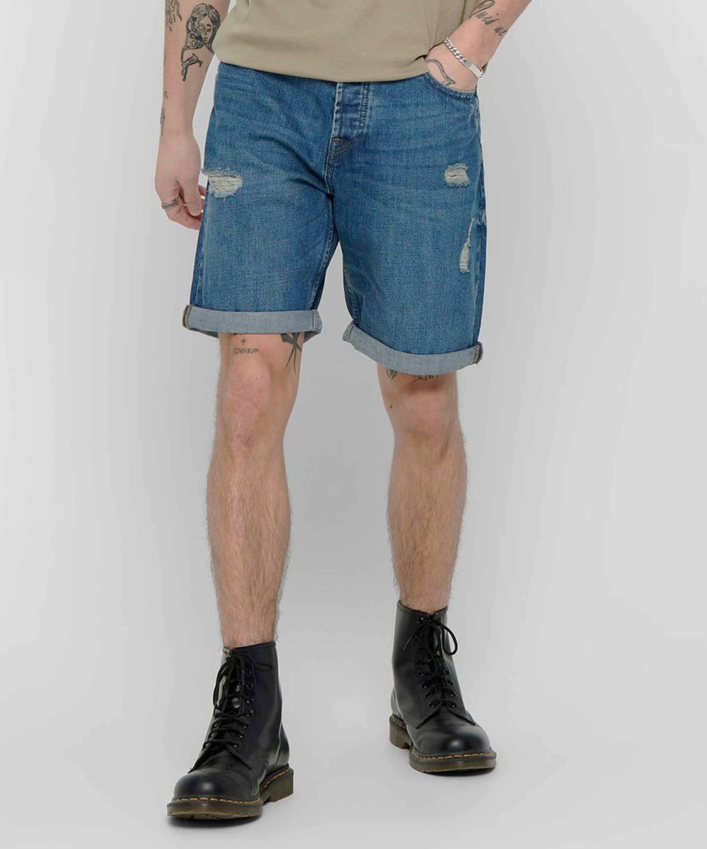 Pantaloni scurti Only, albastru, W31