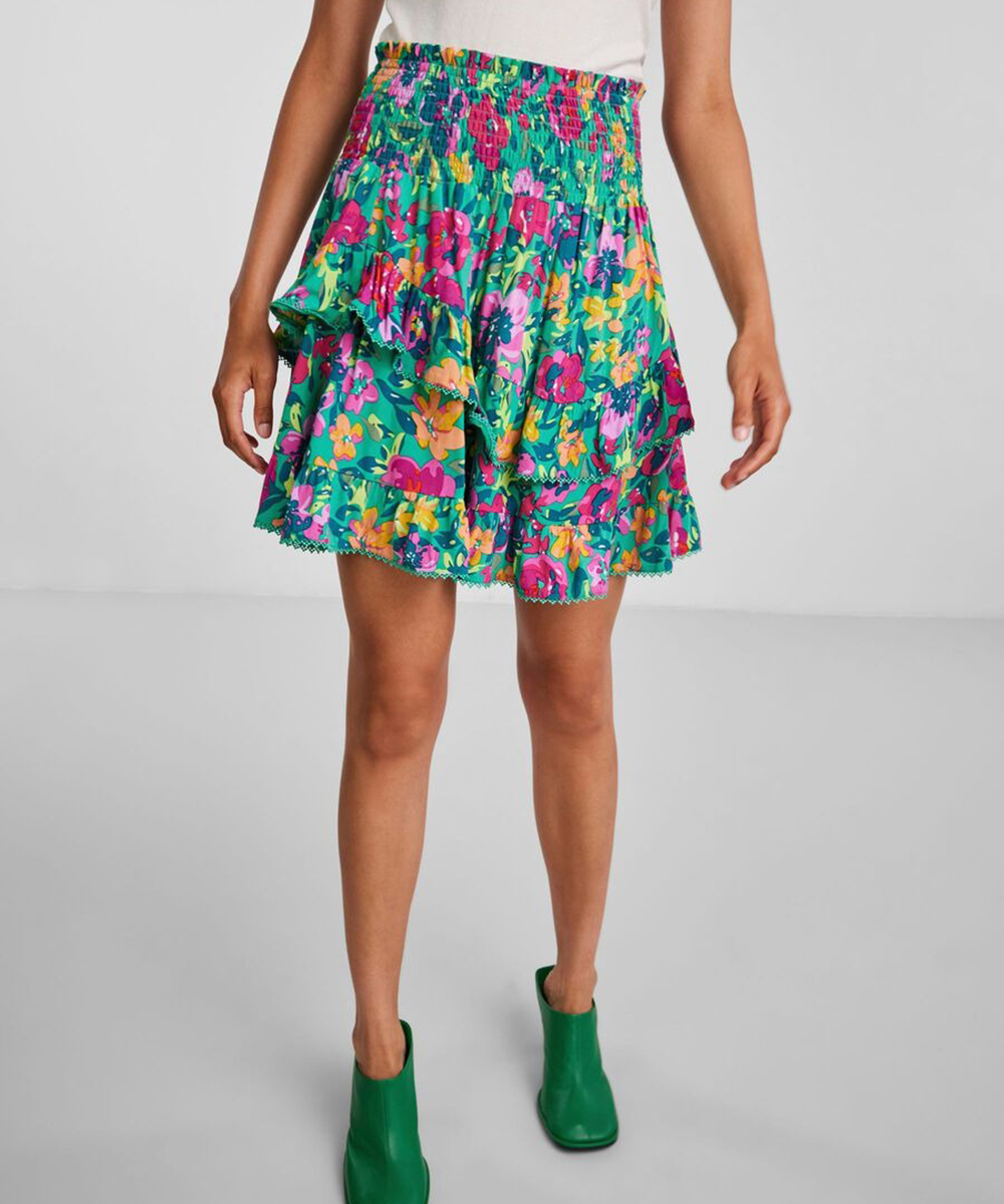 Fusta Y.A.S, floral, XS