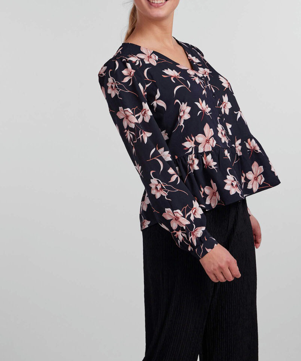 Bluza Pieces, bleumarin, L