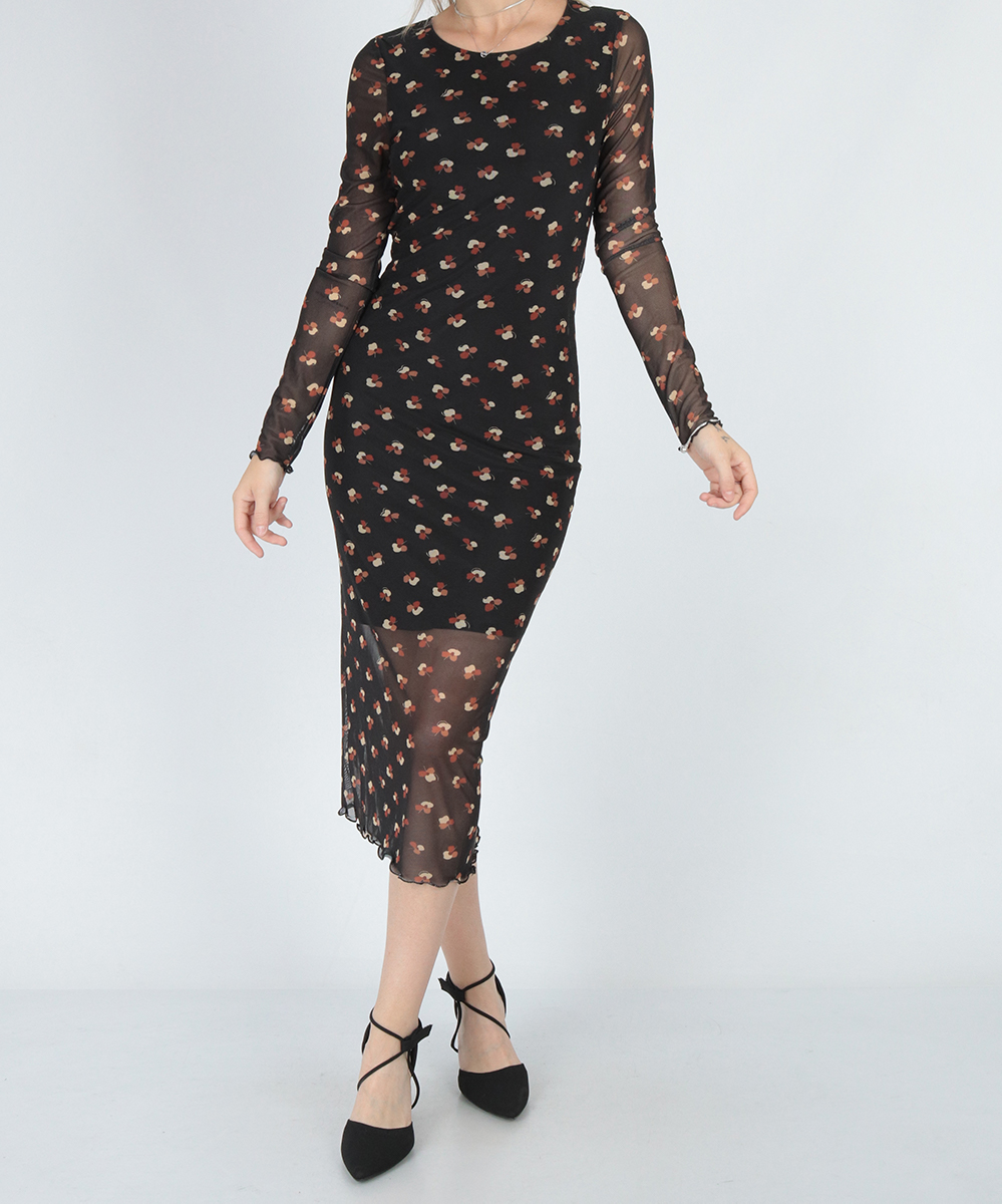 Rochie medie Only, negru, S