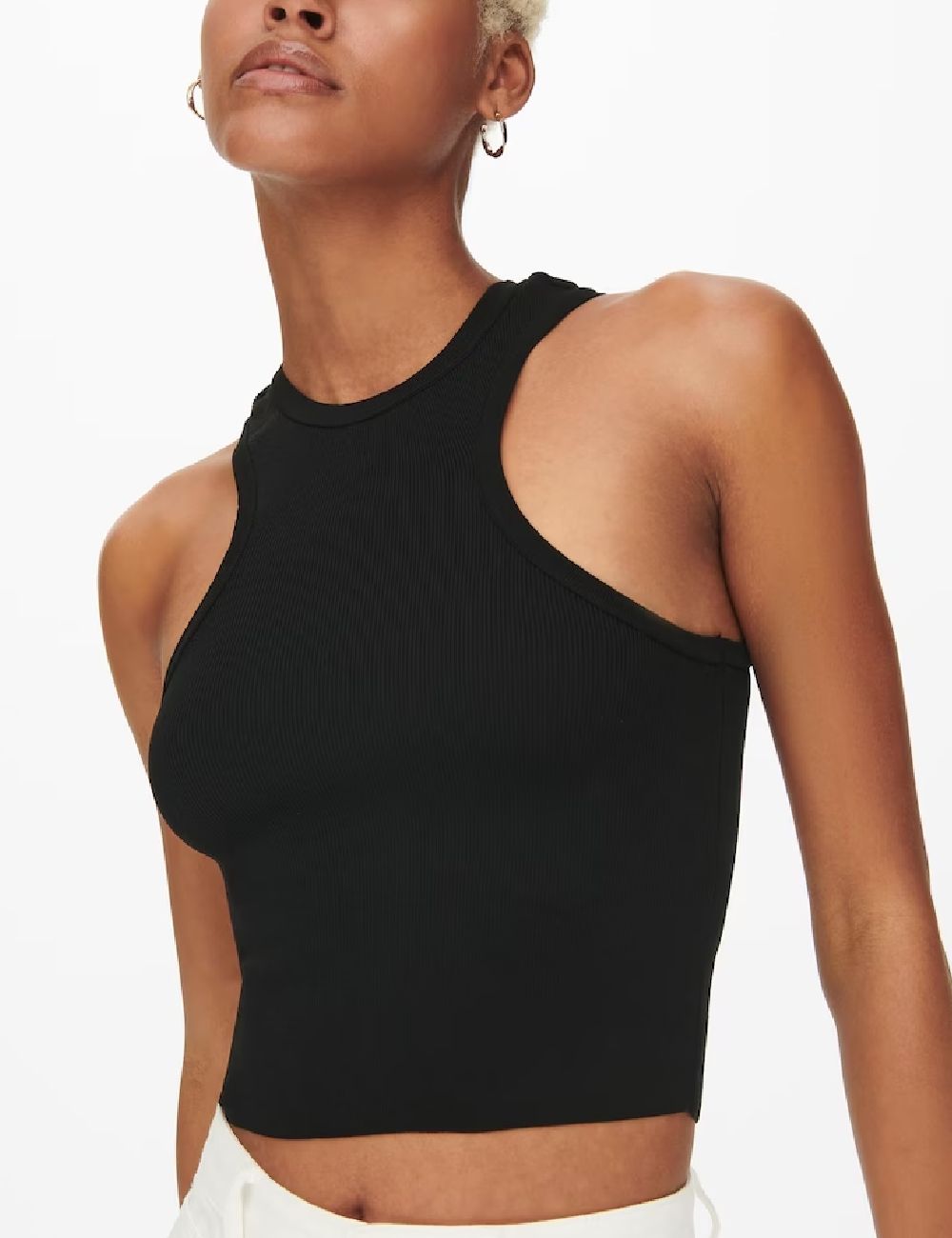 Top only, negru, l