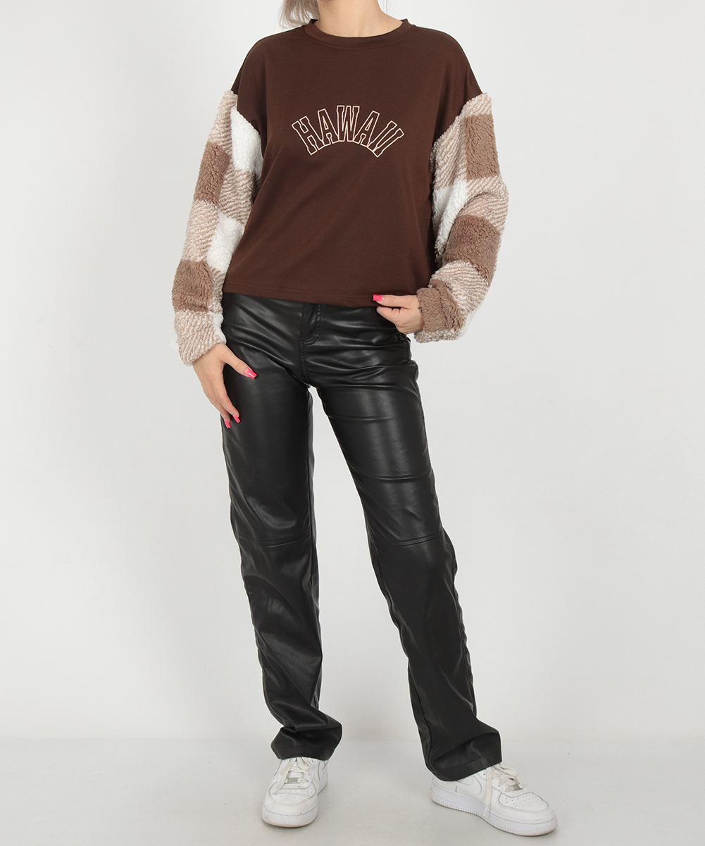 Bluza romwe, maro, s