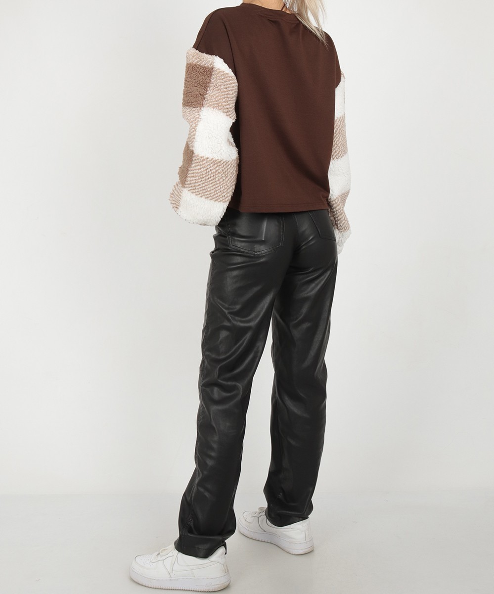 Bluza Romwe, maro, S - 1 | YEO