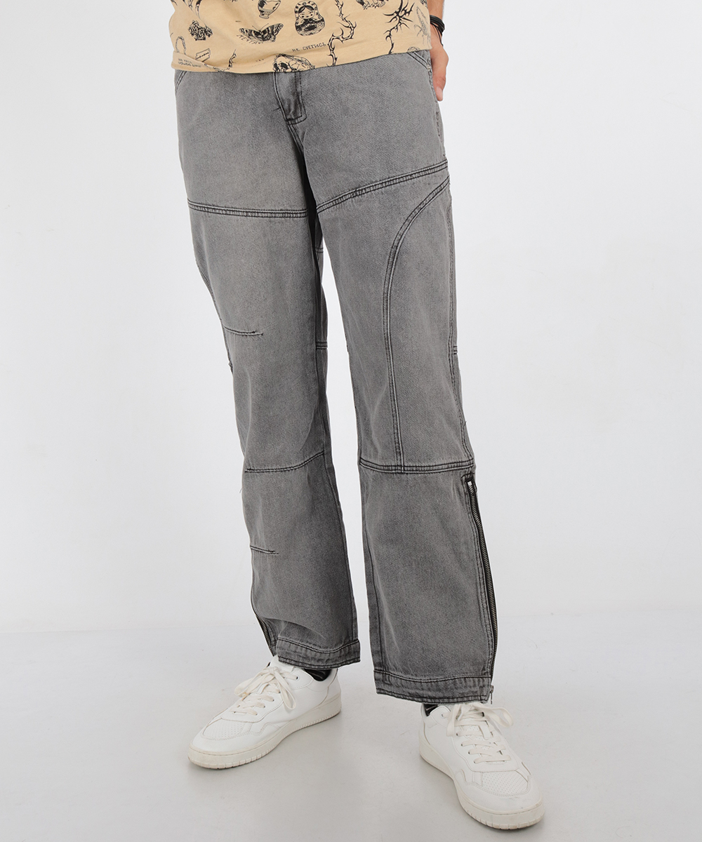 Blugi SHEIN, gri, M