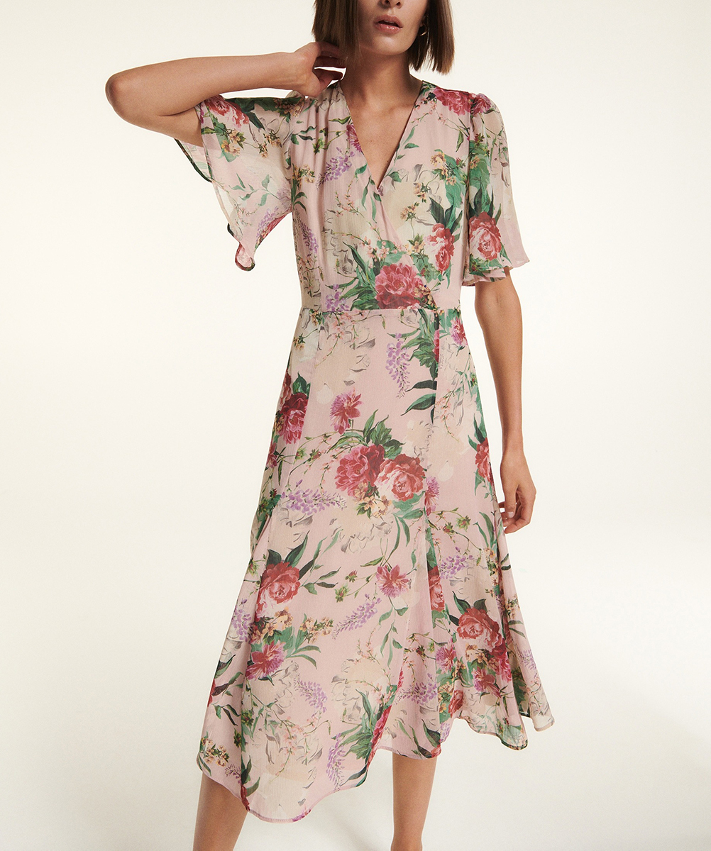 Rochie medie Reserved, floral, 40