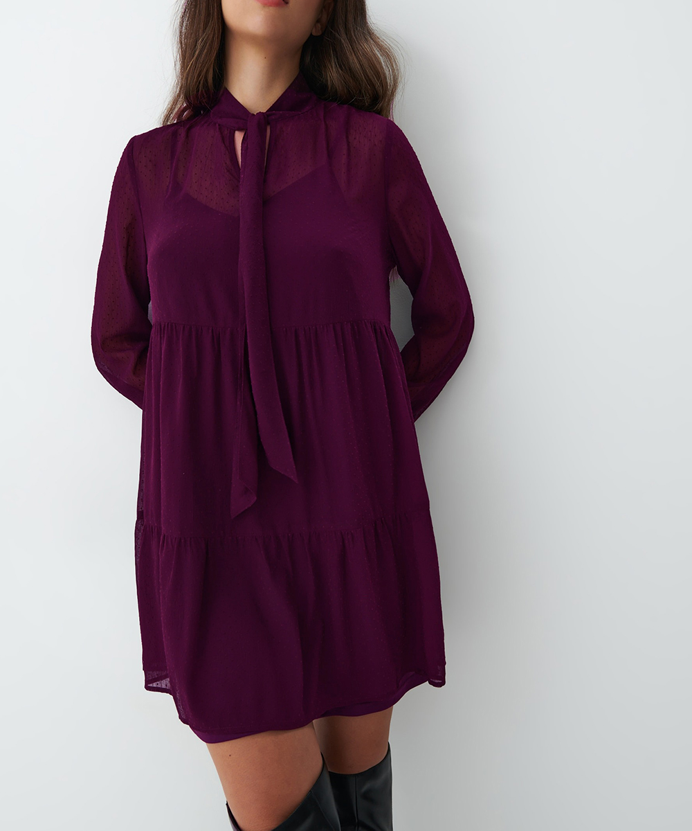 Rochie scurta Mohito, mov, 32