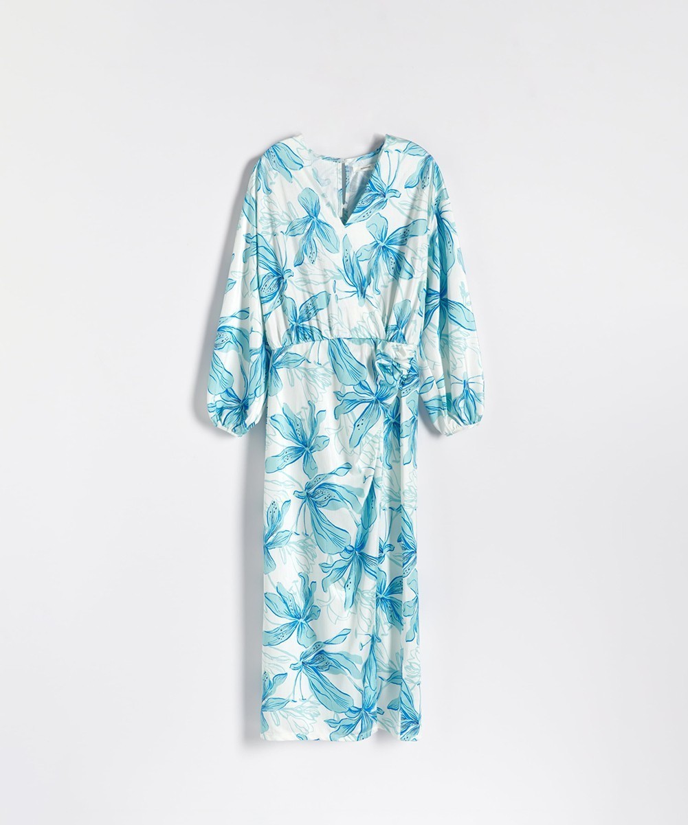 Rochie medie Reserved, bleu, L - 1 | YEO