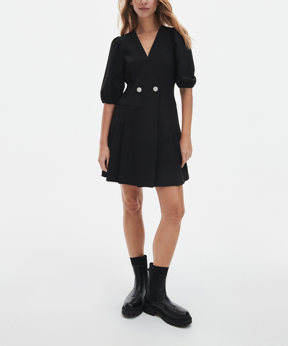 Rochie scurta Reserved, negru, 34