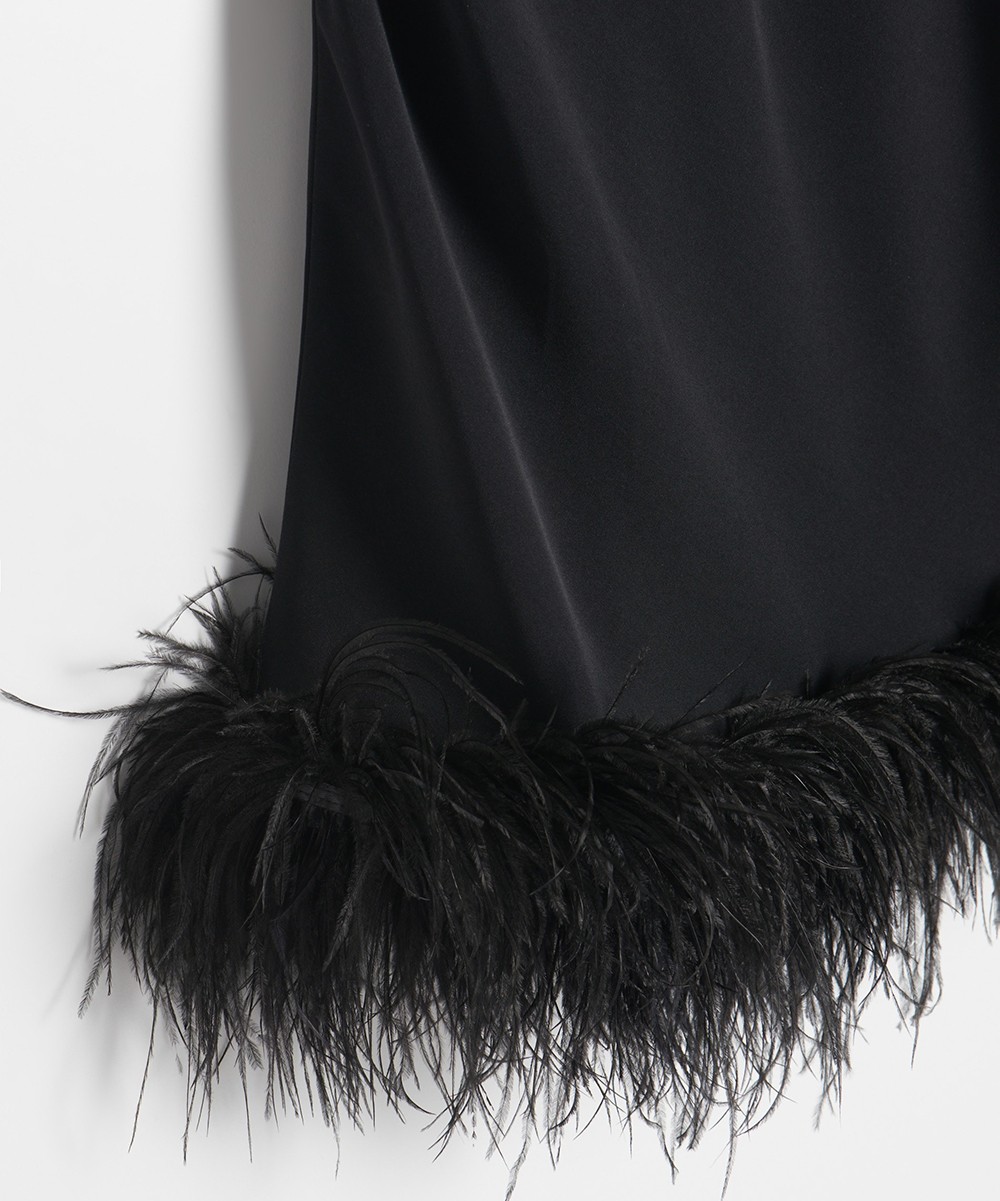 Rochie scurta Reserved, negru - 1 | YEO