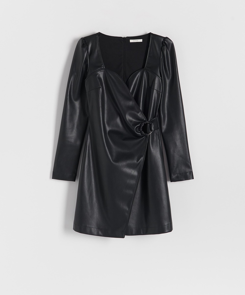 Rochie scurta Reserved, negru, M - 1 | YEO