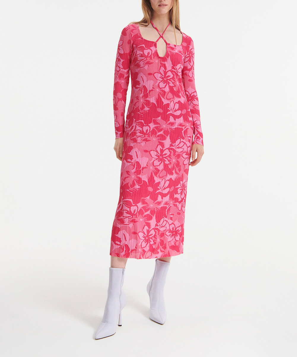 Rochie medie Reserved, roz, M