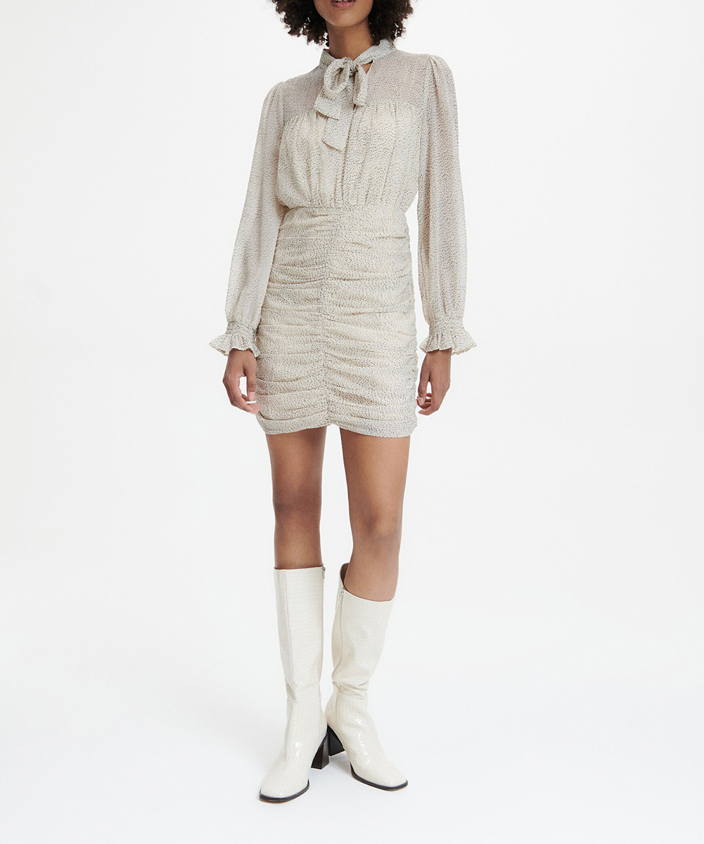 Rochie scurta Reserved, crem, 40
