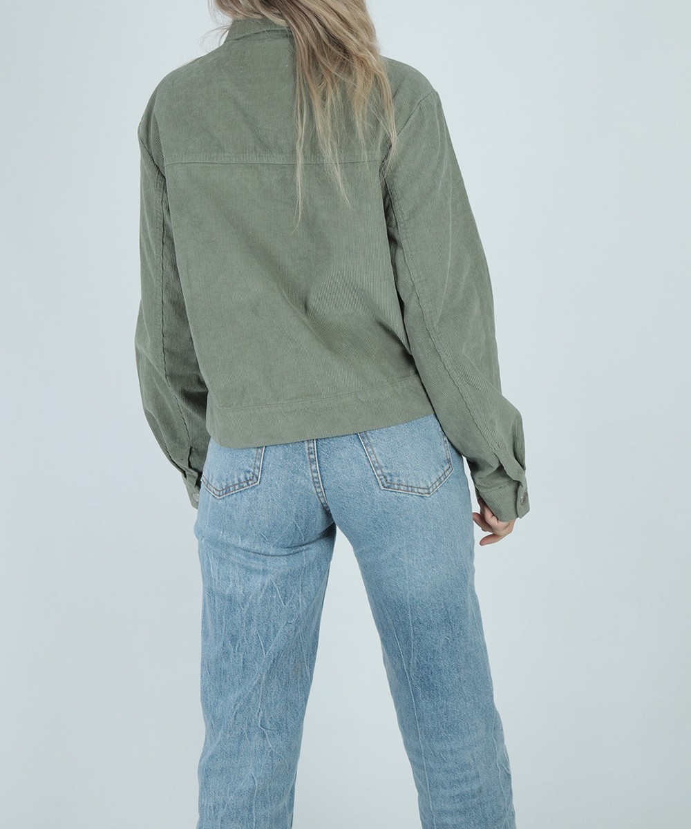 Jacheta Reserved, verde, S - 1 | YEO
