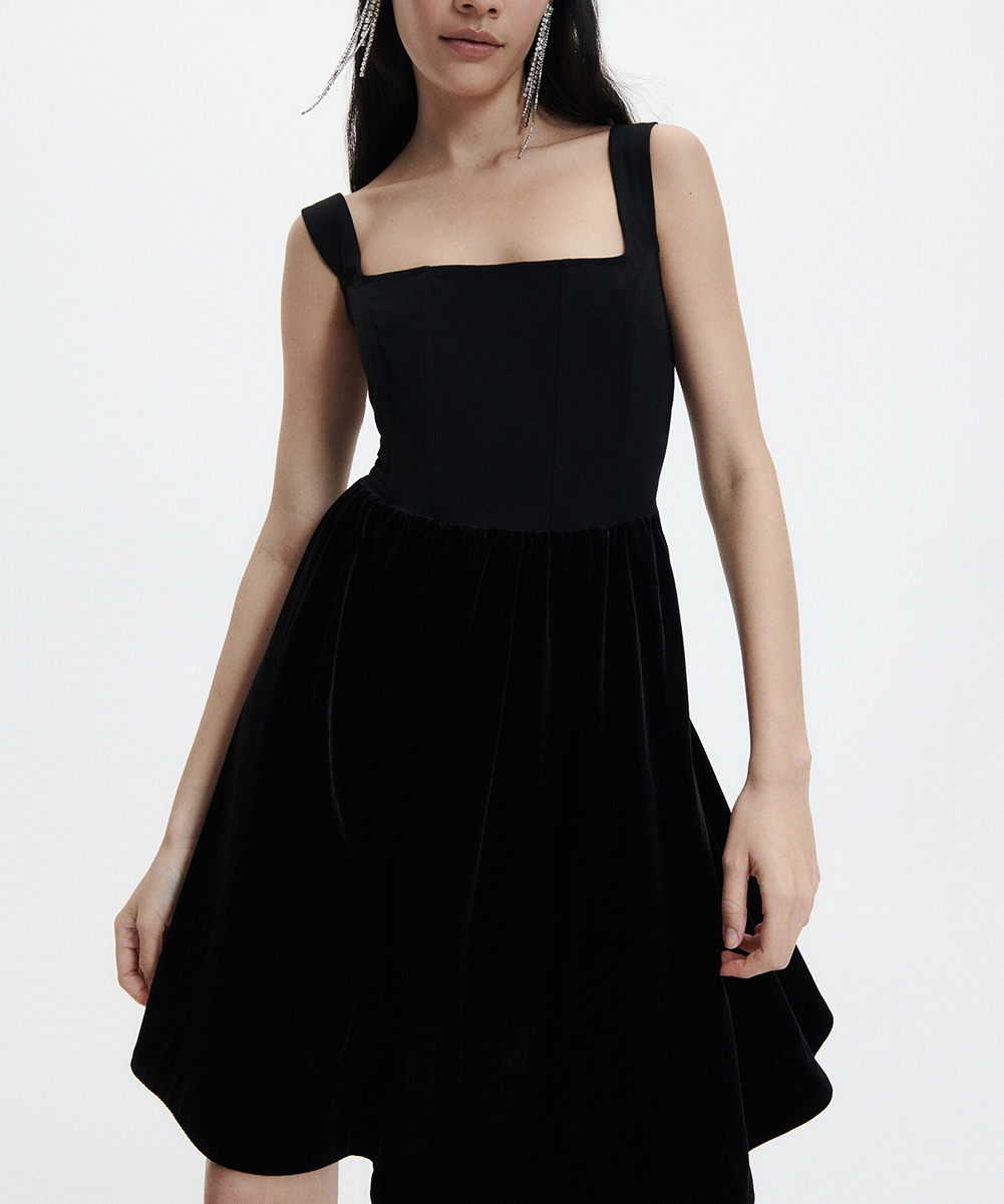 Rochie scurta Reserved, negru, 40