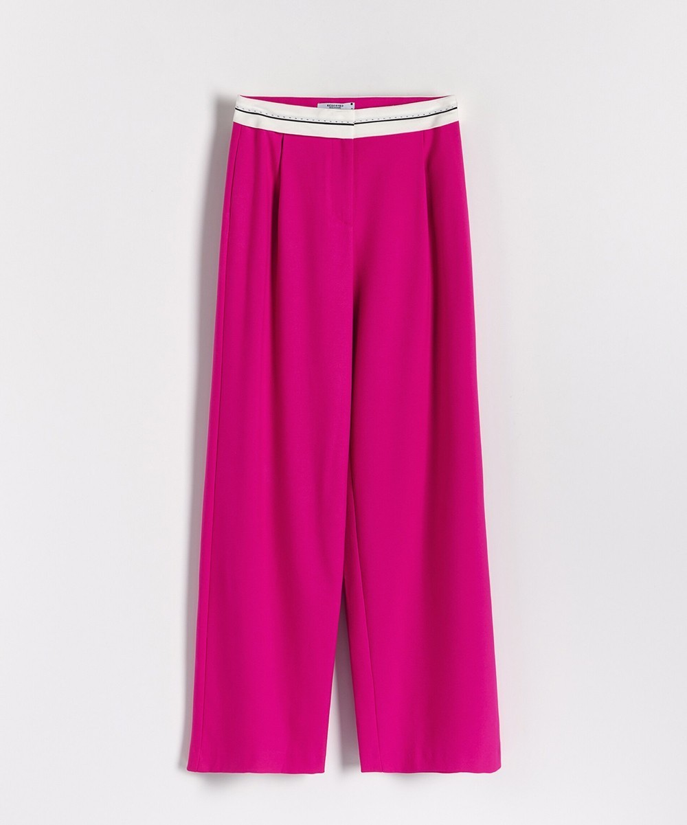 Pantaloni Reserved, roz - 1 | YEO