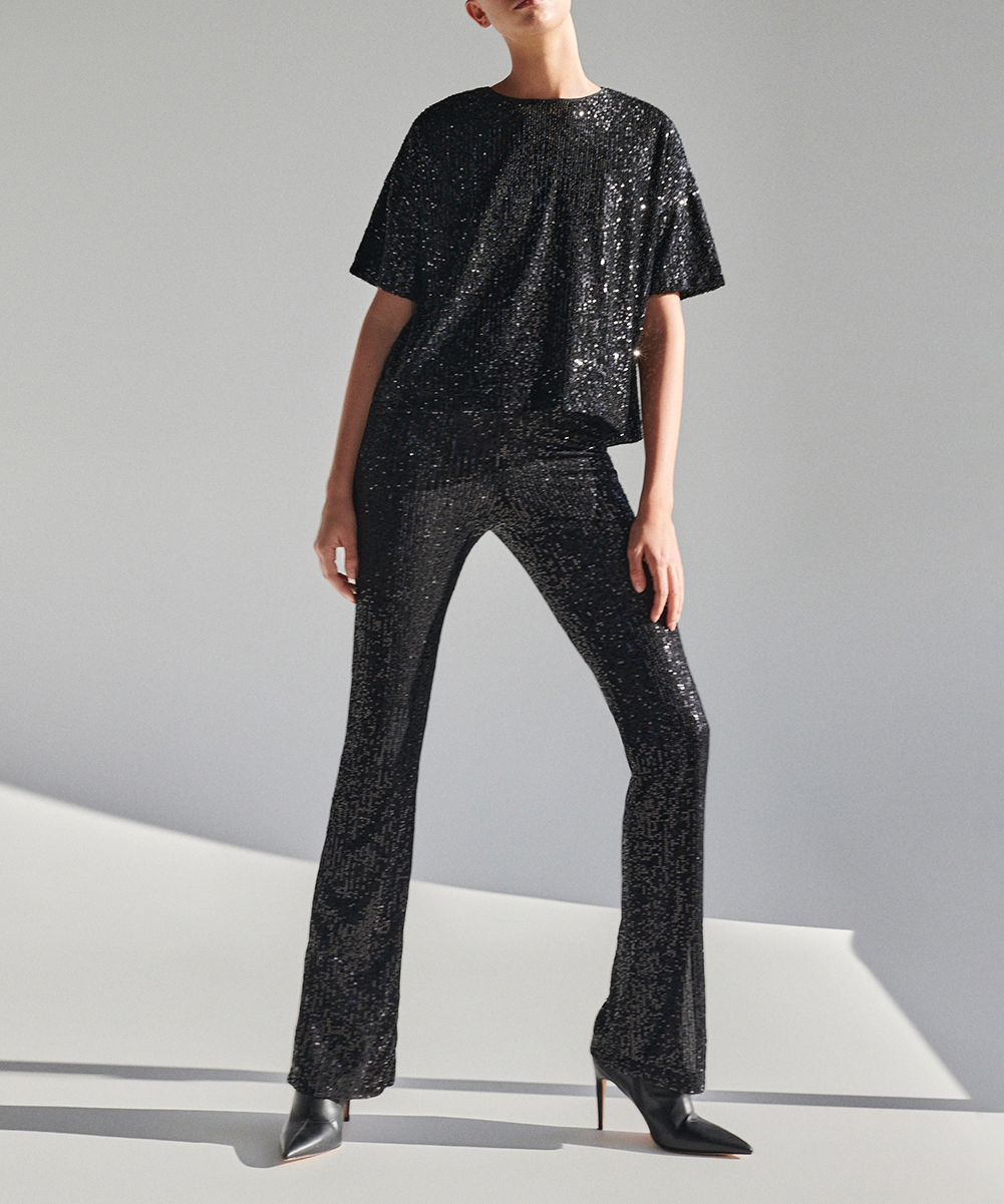 Pantaloni Reserved, negru