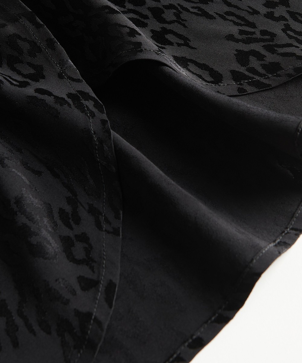 Fusta Reserved, negru, XL - 1 | YEO