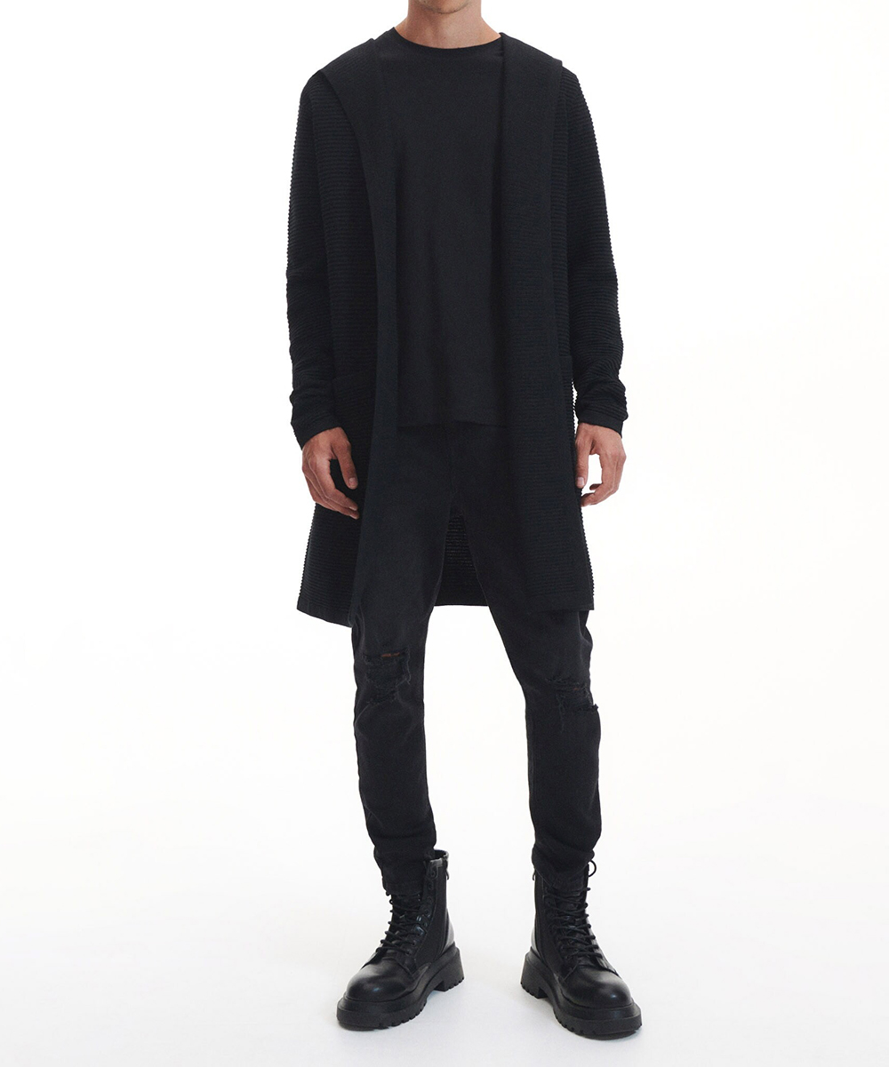 Cardigan Reserved, negru, S/M