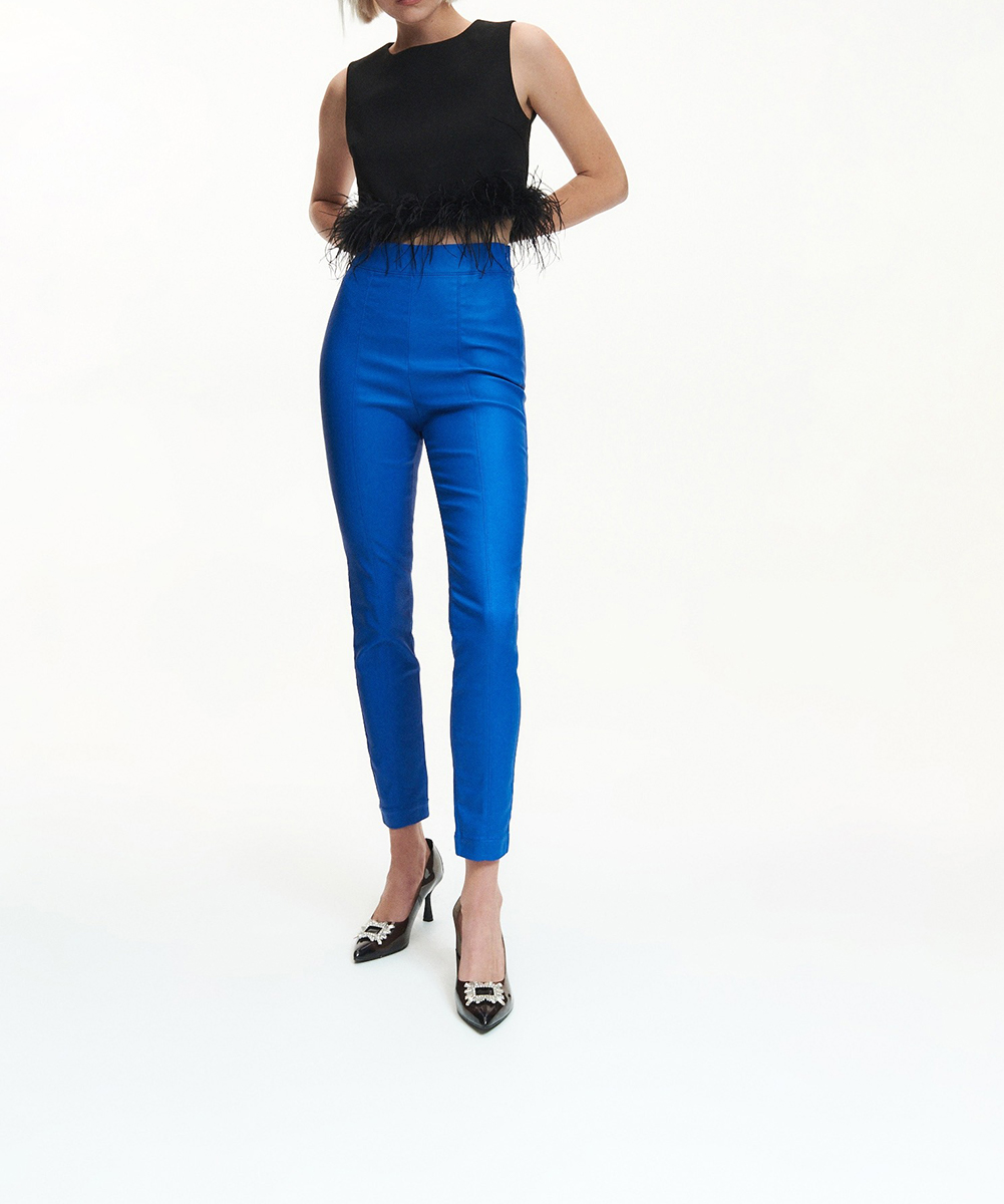 Pantaloni Reserved, albastru, XL