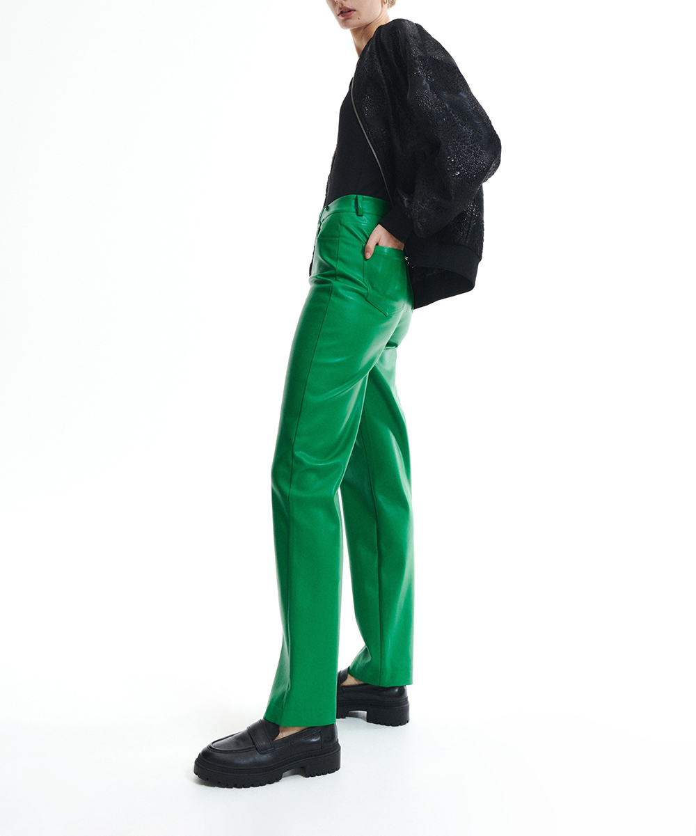 Pantaloni Reserved, verde, M - 1 | YEO