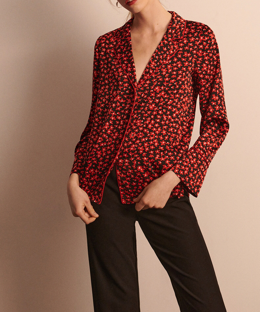 Camasa Reserved, floral, 36