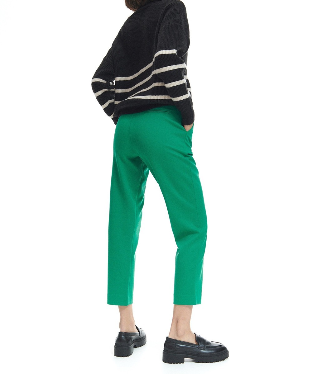 Pantaloni Reserved, verde - 1 | YEO
