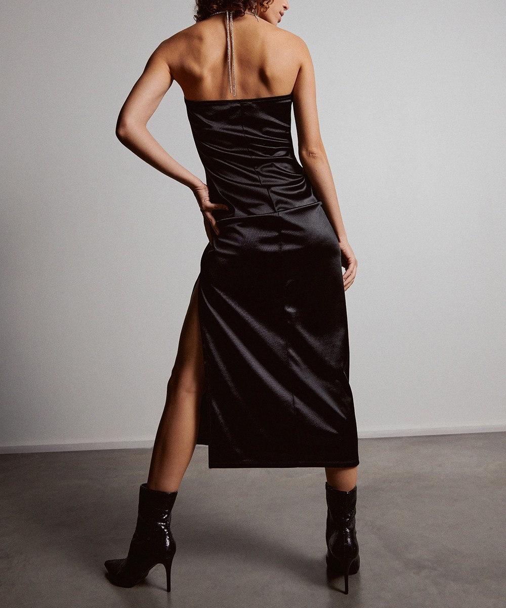 Rochie medie Reserved, negru - 1 | YEO