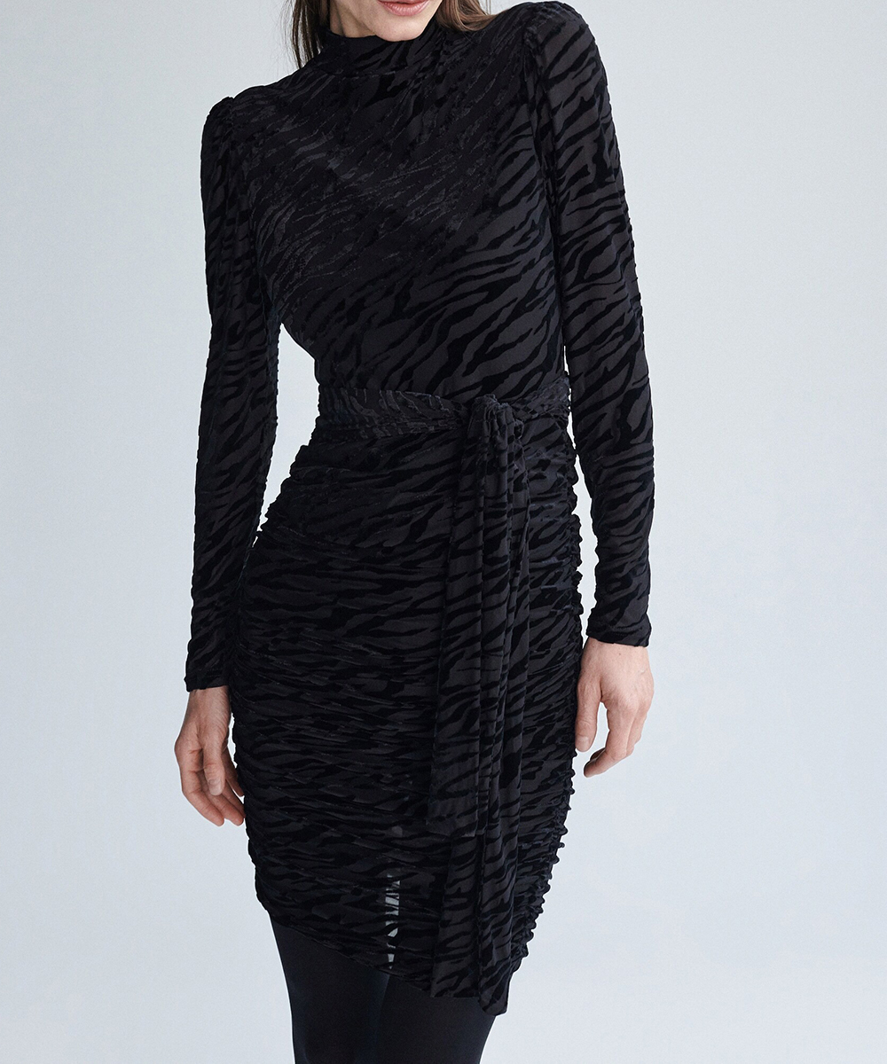Rochie scurta Reserved, negru, XS