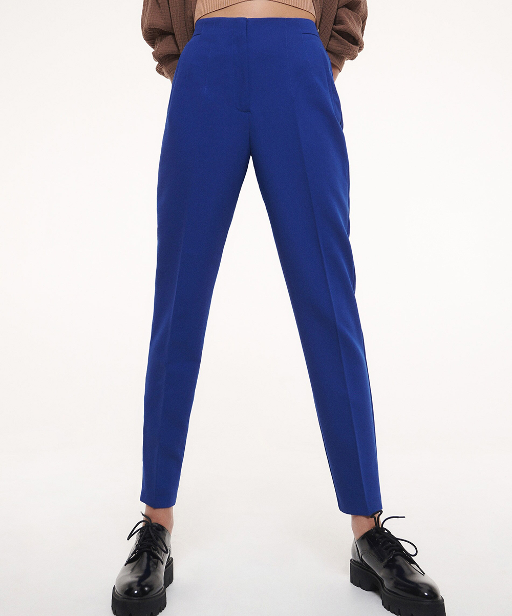 Pantaloni Reserved, albastru