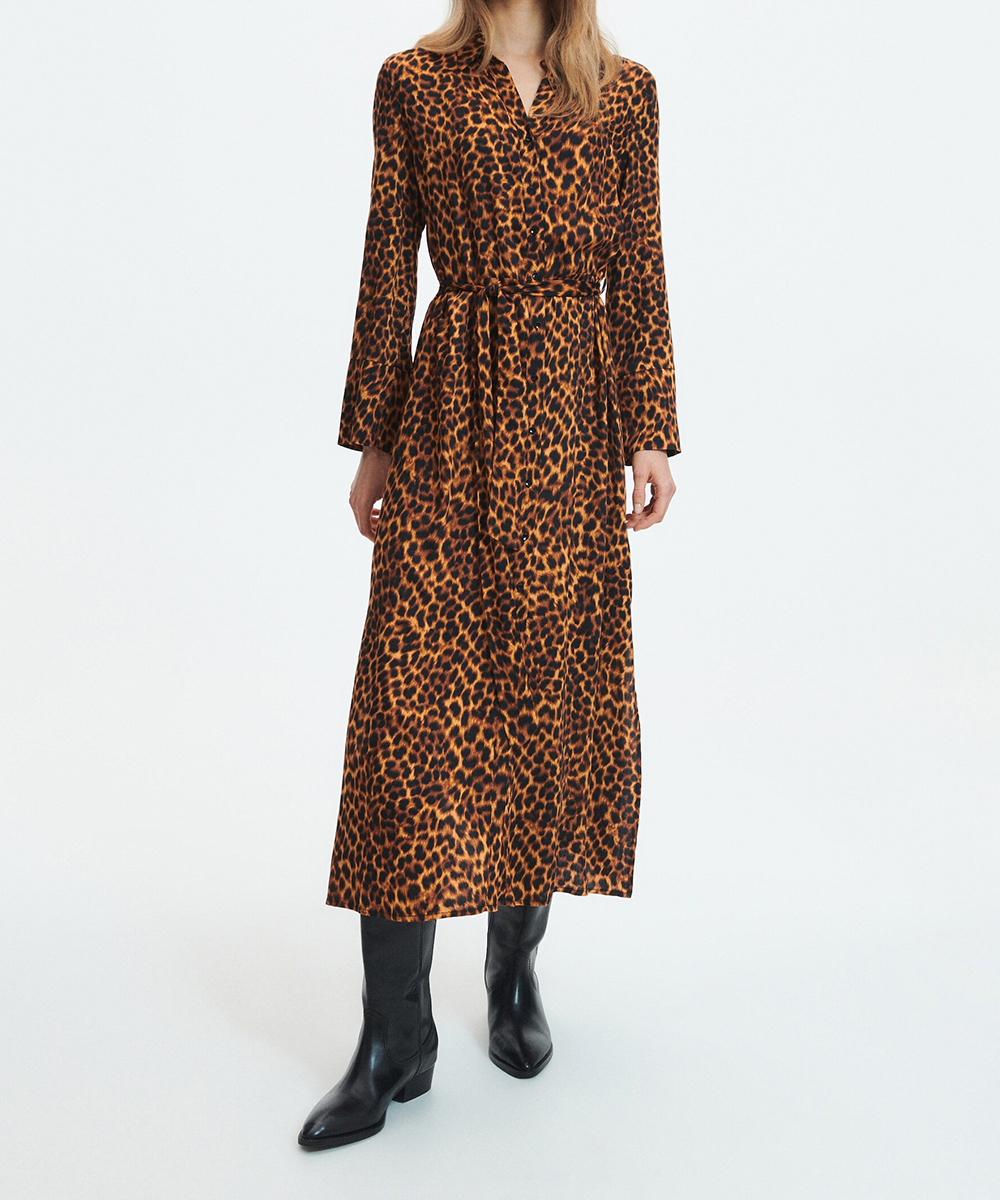 Rochie medie Reserved, animal print