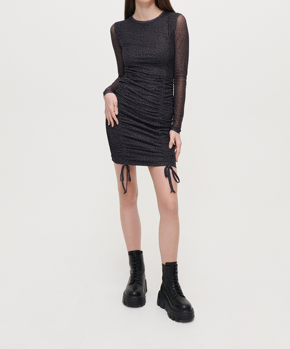 Rochie scurta House Brand, gri, XL