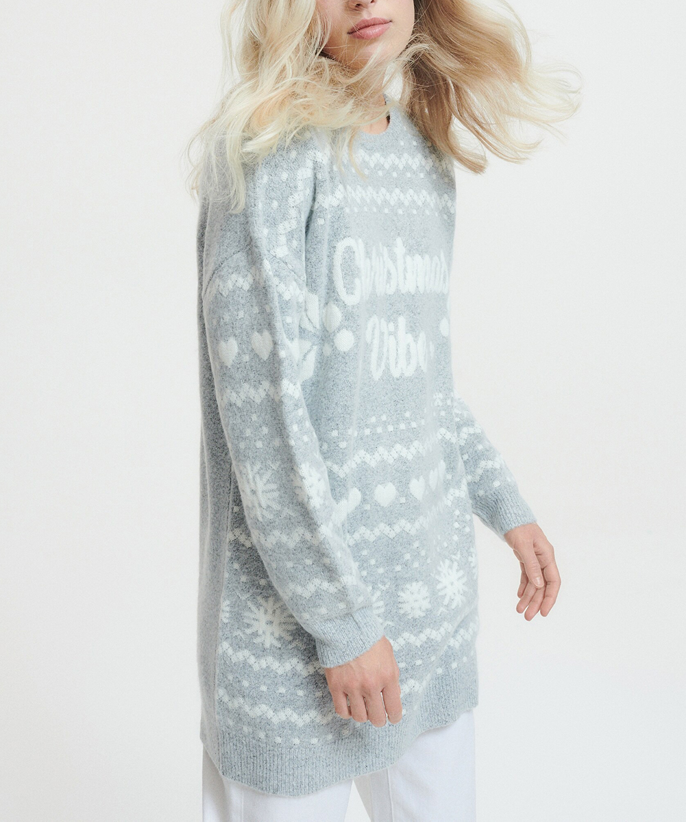 Rochie scurta Reserved, gri, S