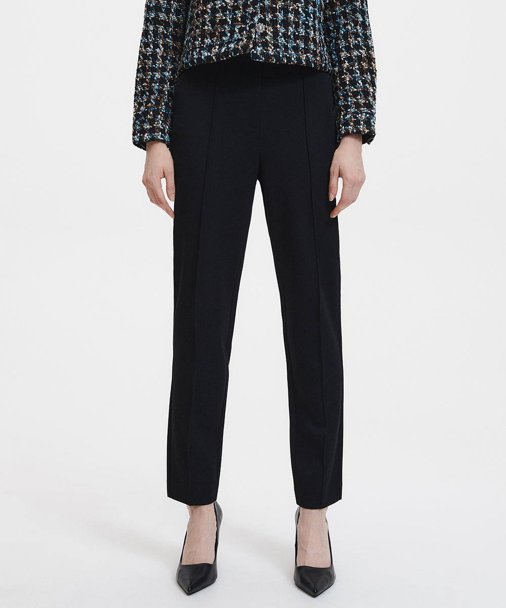 Pantaloni Reserved, negru, S - 1 | YEO