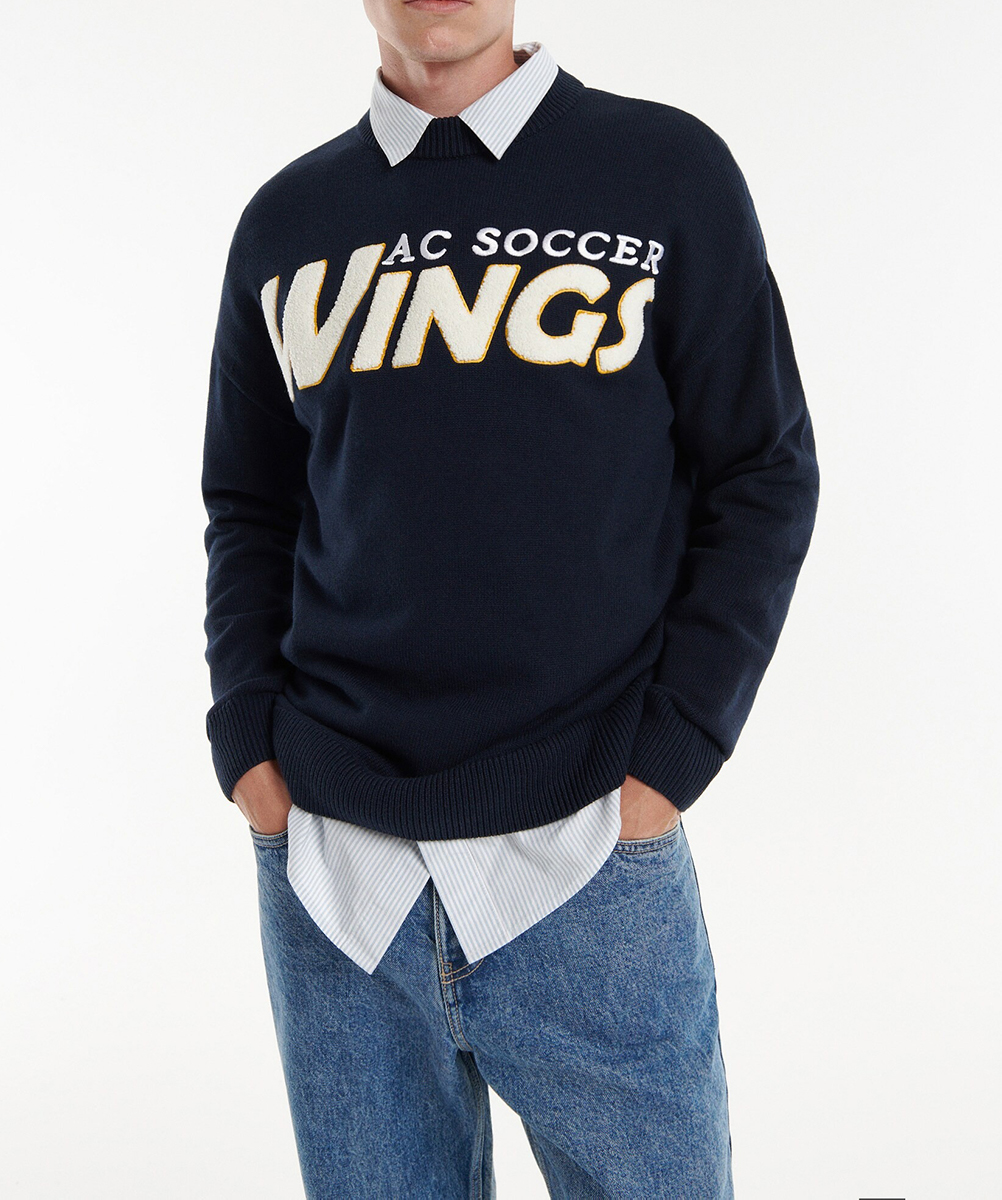 Pulover Reserved, bleumarin