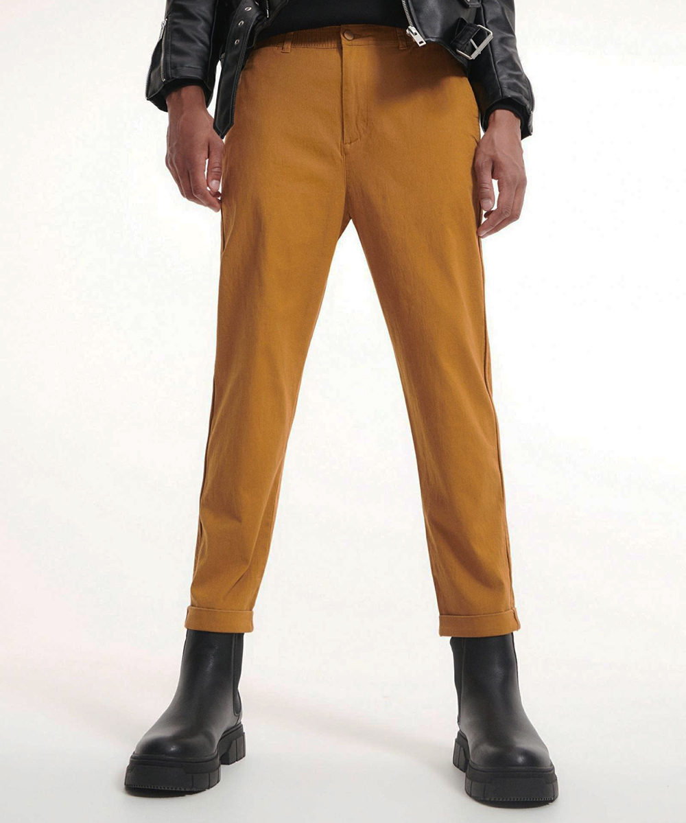 Pantaloni Reserved, mustar