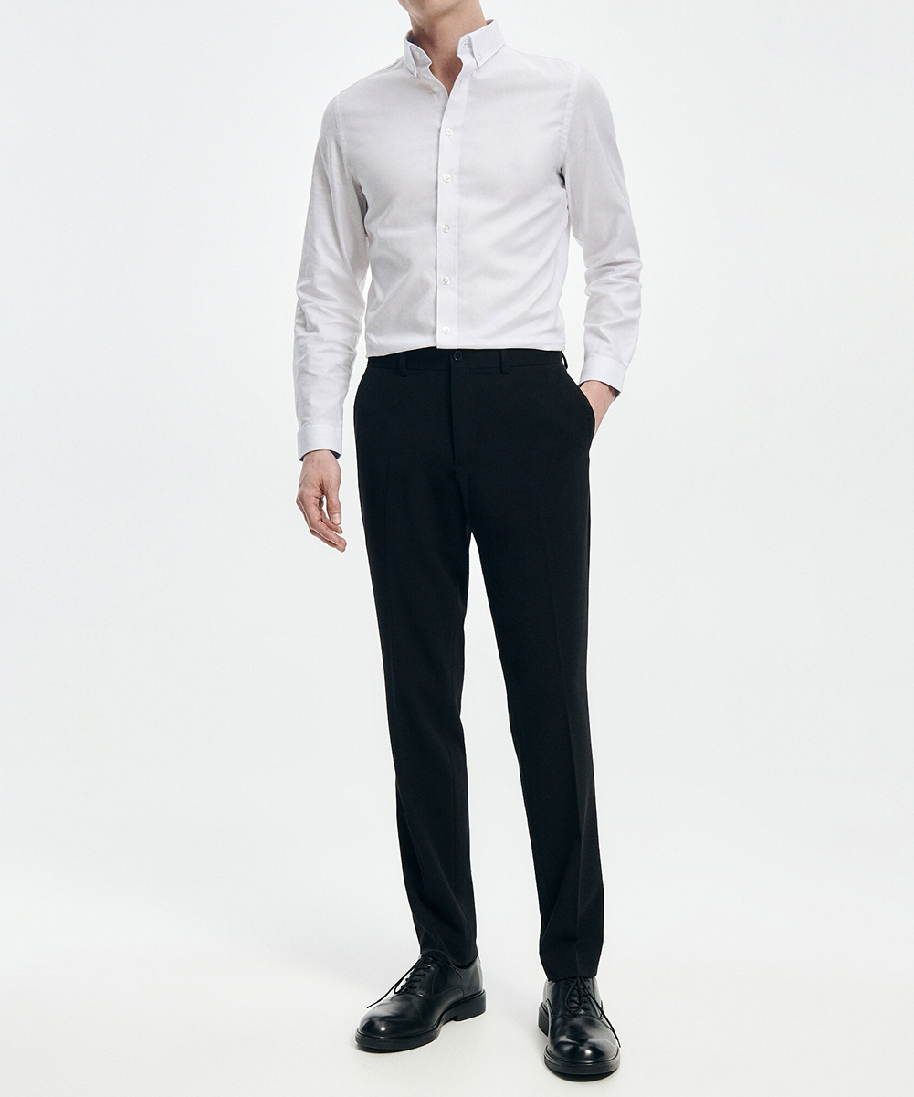 Pantaloni Reserved, negru