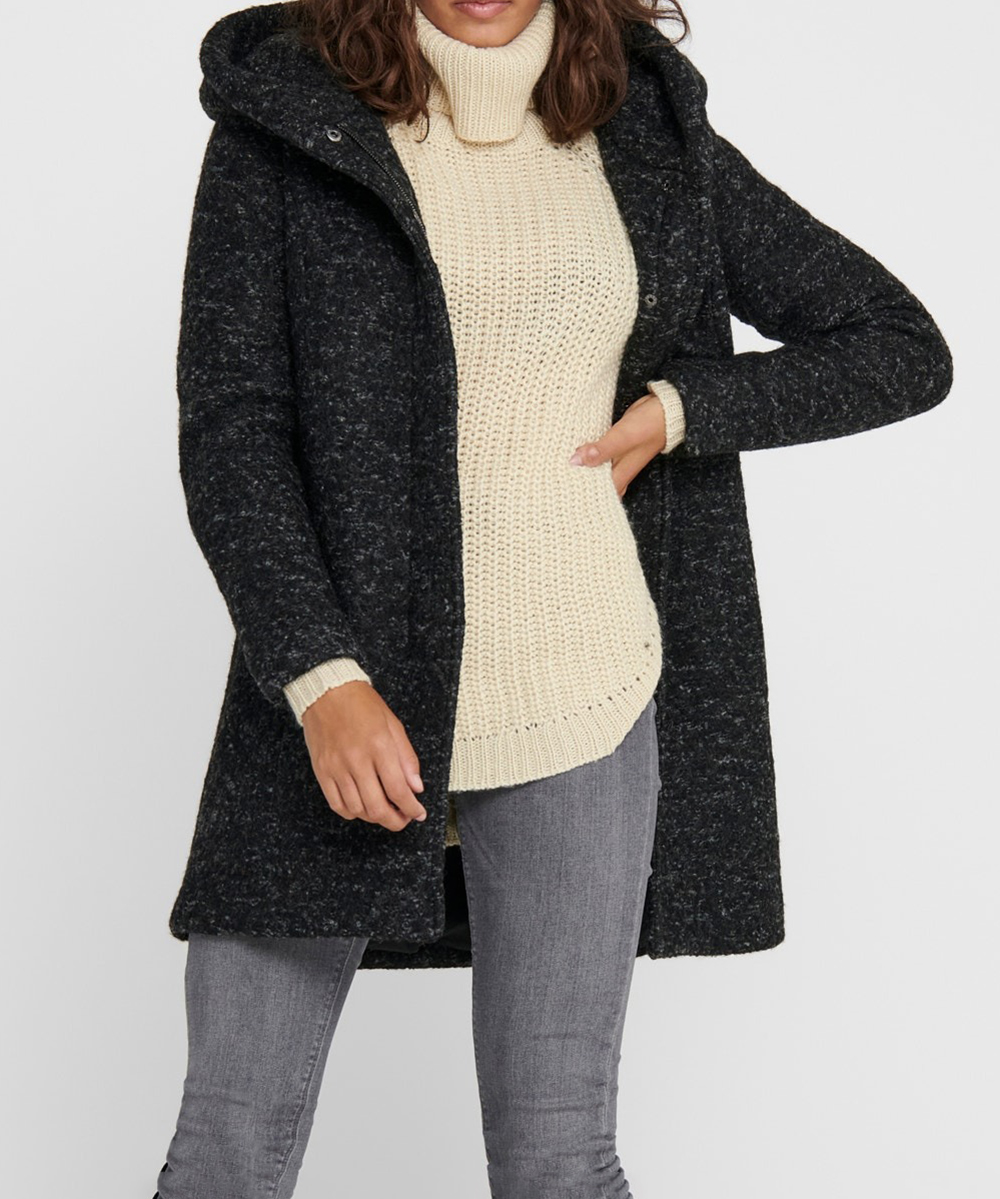Palton Only, negru