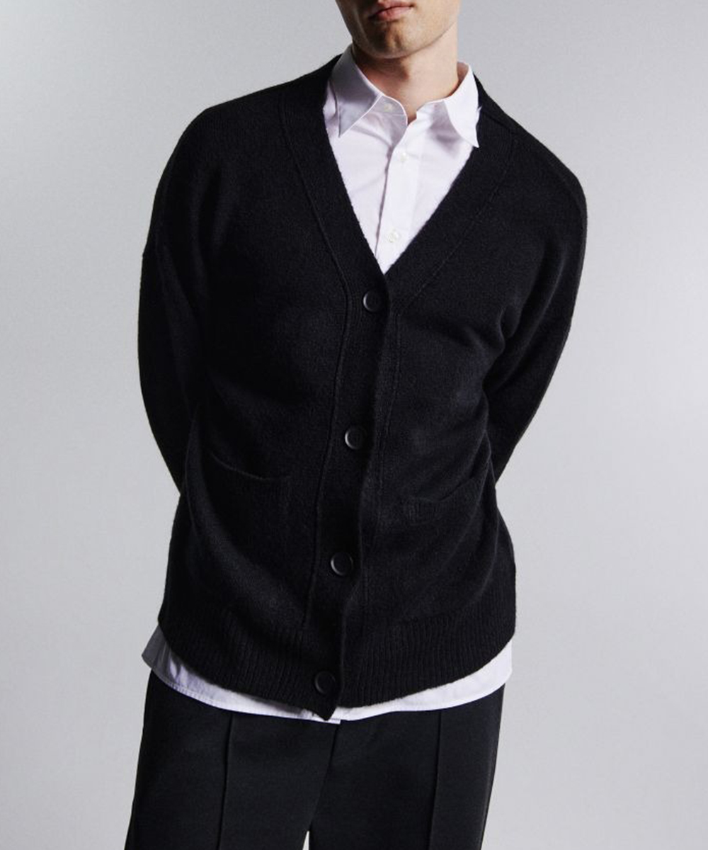 Cardigan Reserved, negru