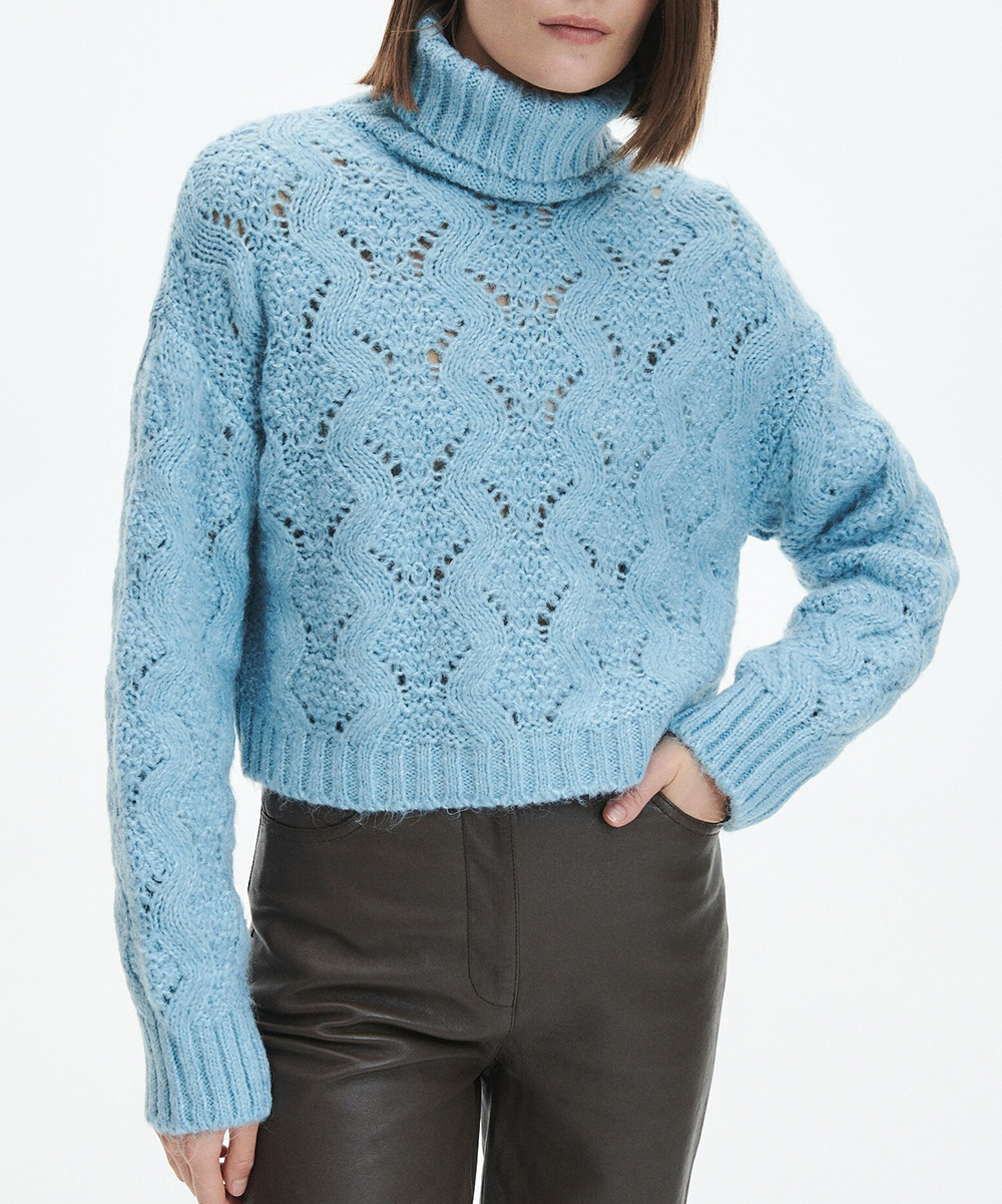 Pulover Reserved, bleu, M