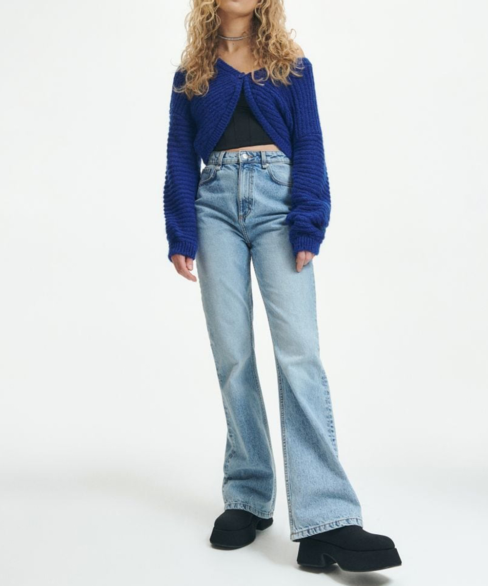 Cardigan Reserved, bleumarin, M