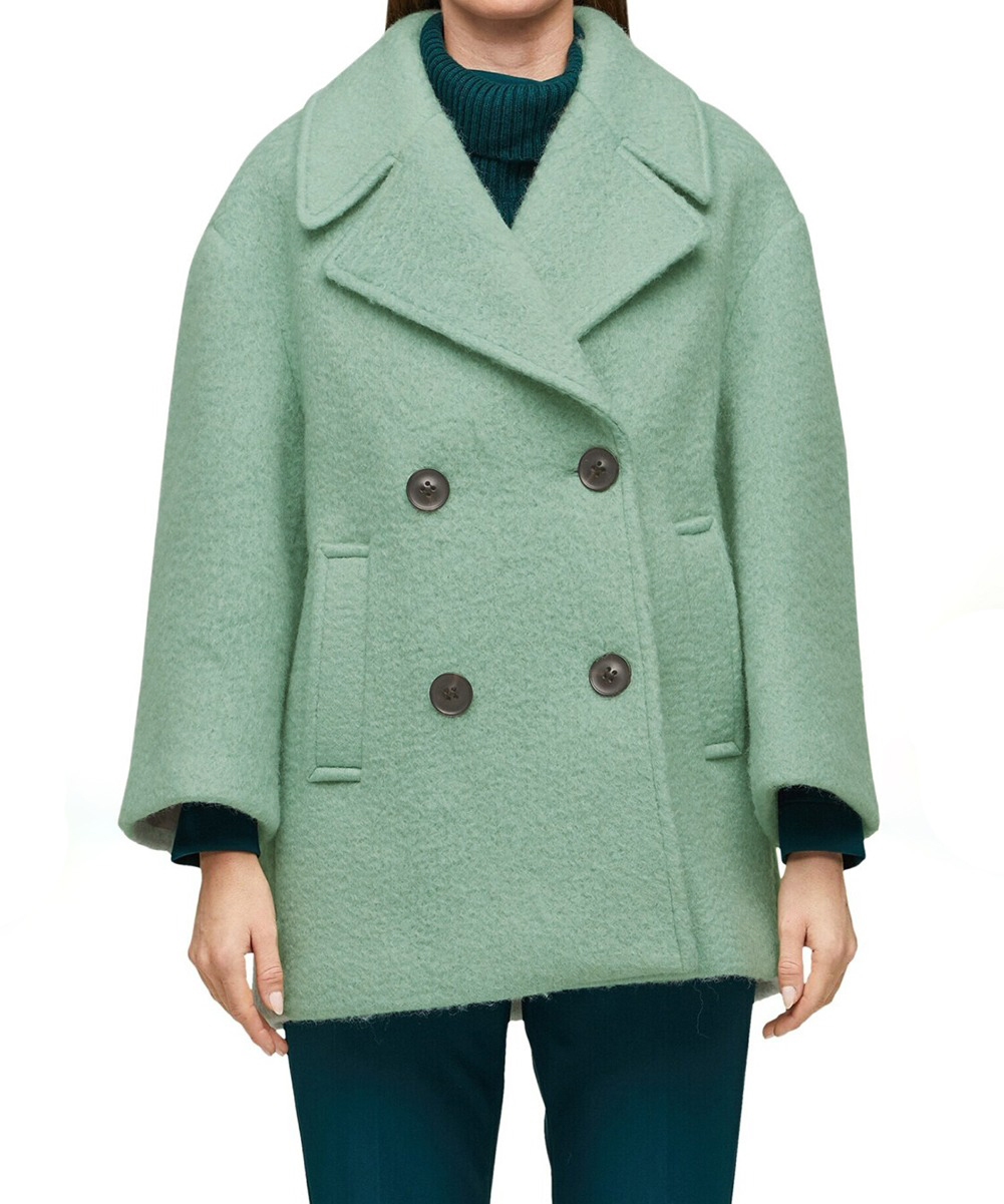 Palton oversize s.Oliver, verde