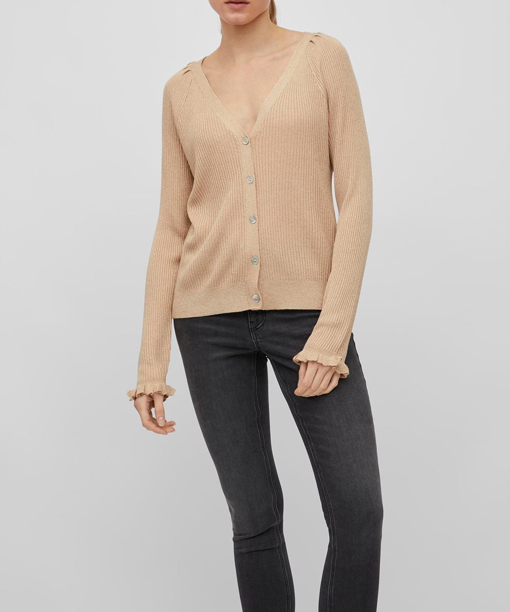 Cardigan Vila, crem, M