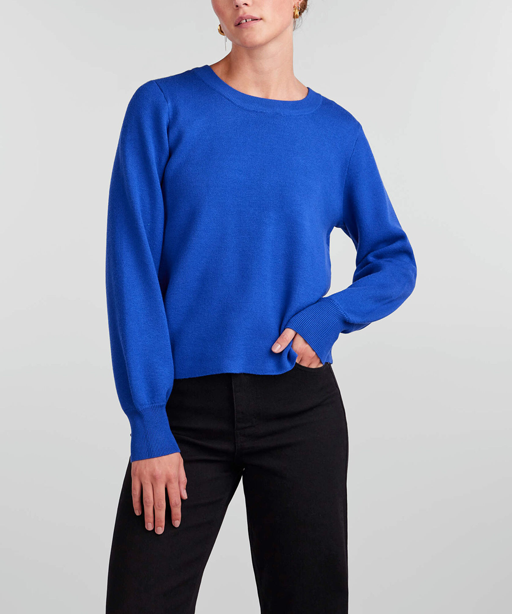 Bluza Pieces, albastru, XS