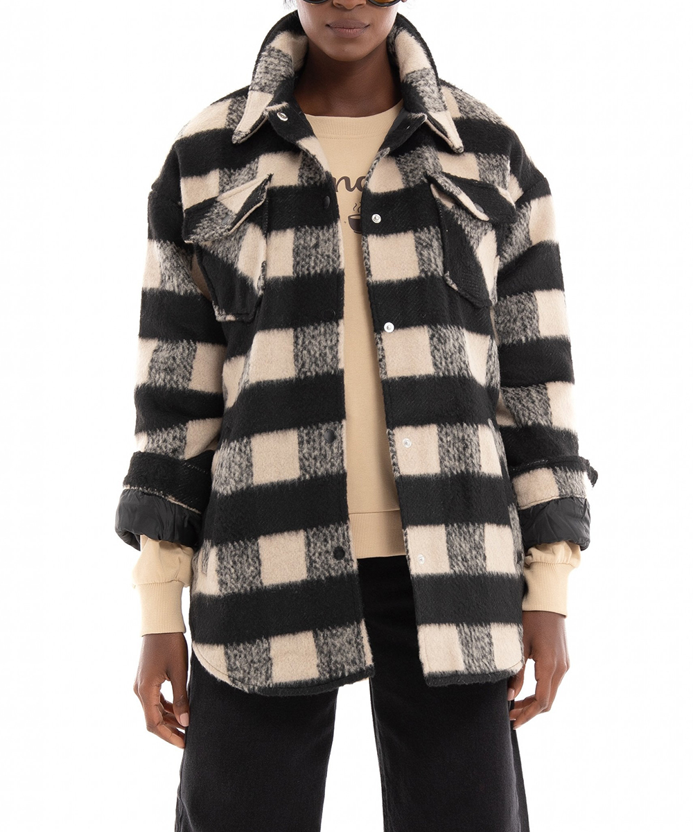 Jacheta Noisy May, crem/negru