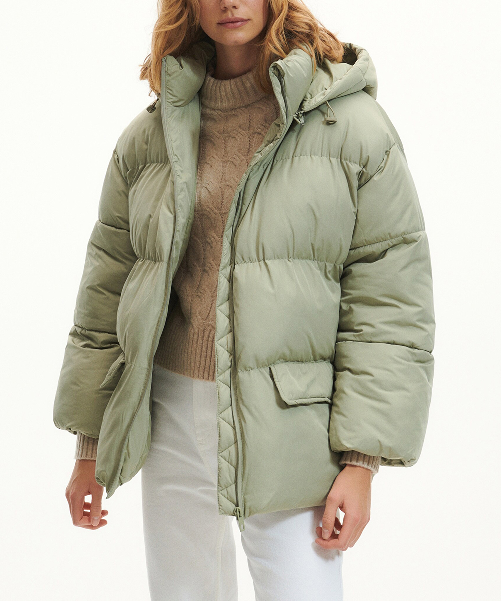 Geaca Reserved, verde, M