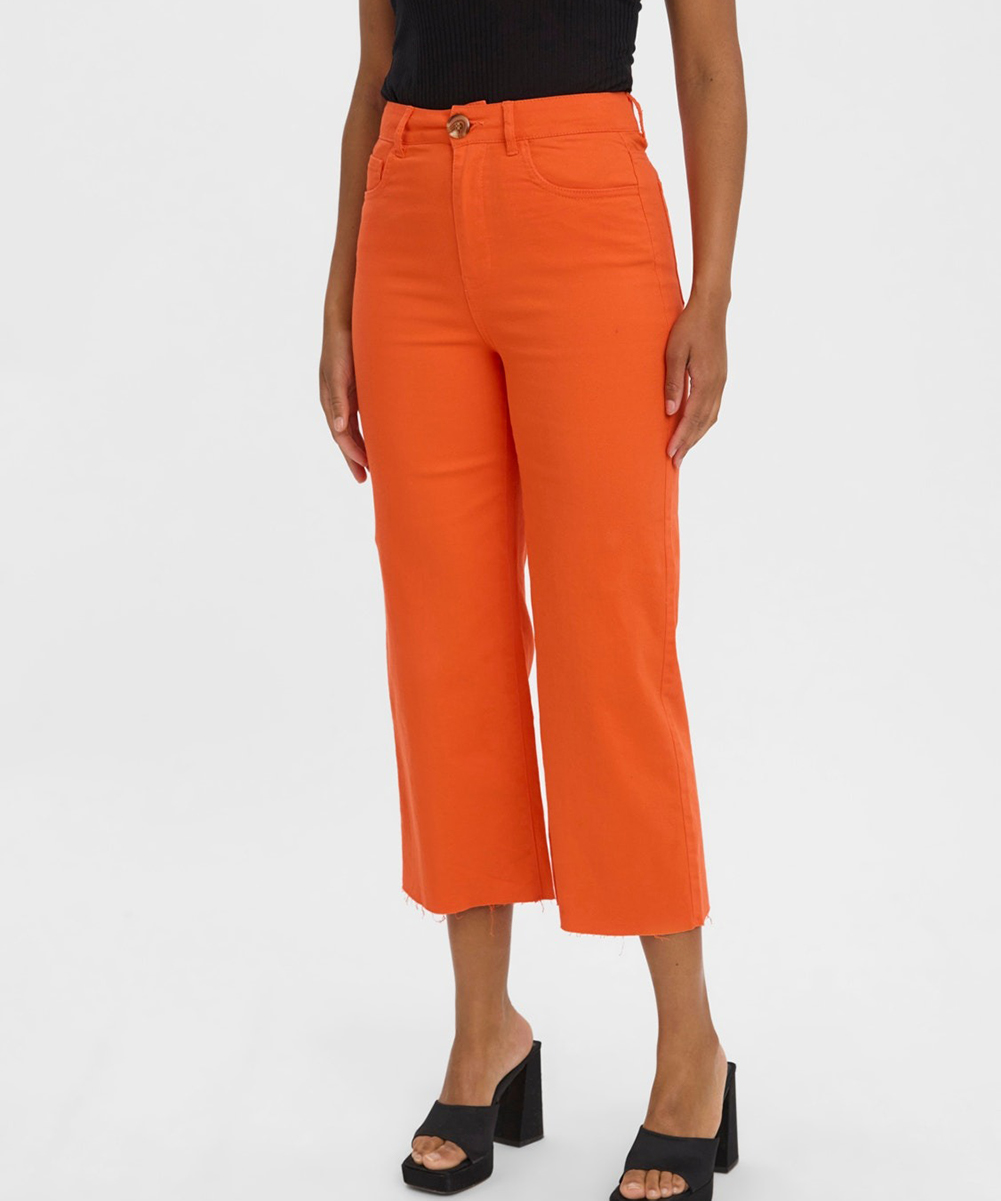 Pantaloni Vero Moda, portocaliu