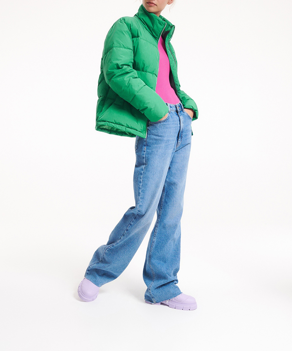 Geaca Reserved, verde, 40