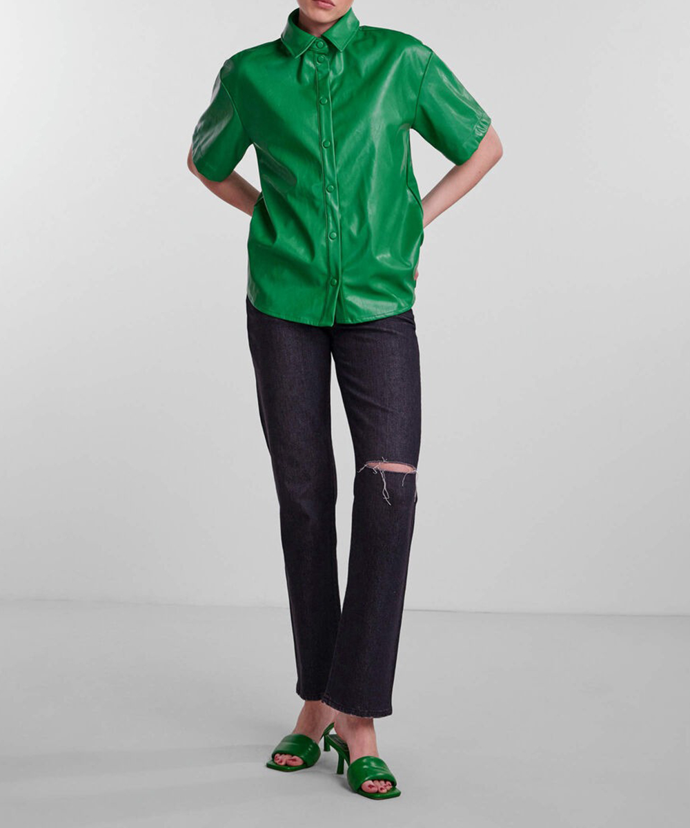 Camasa Pieces, verde, M