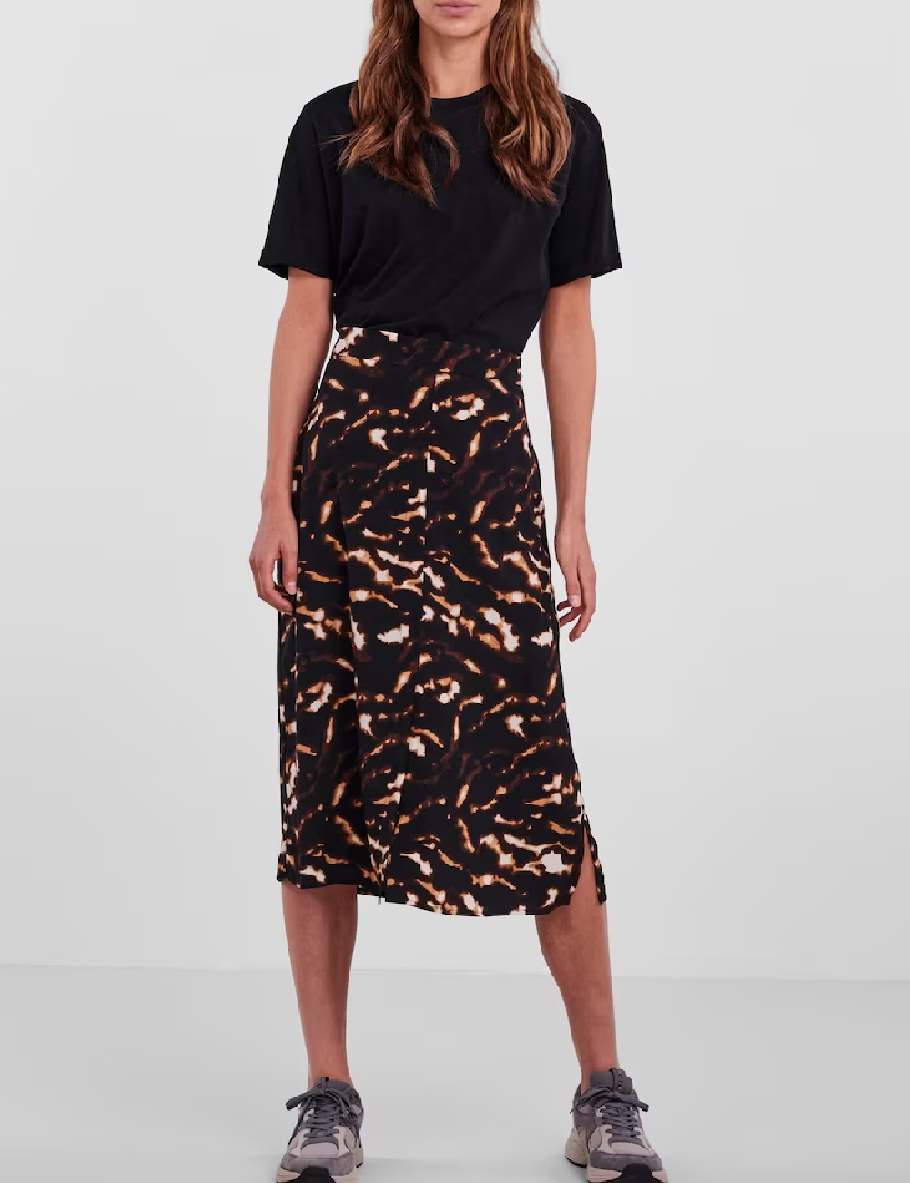 Fusta Pieces, negru, S