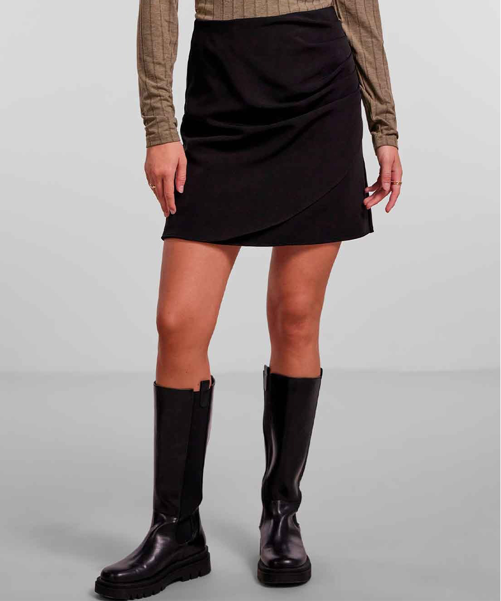 Fusta Pieces, negru, XS